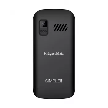Kruger&Matz Simple 923 4G GSM mobiiltelefon eakatele - must