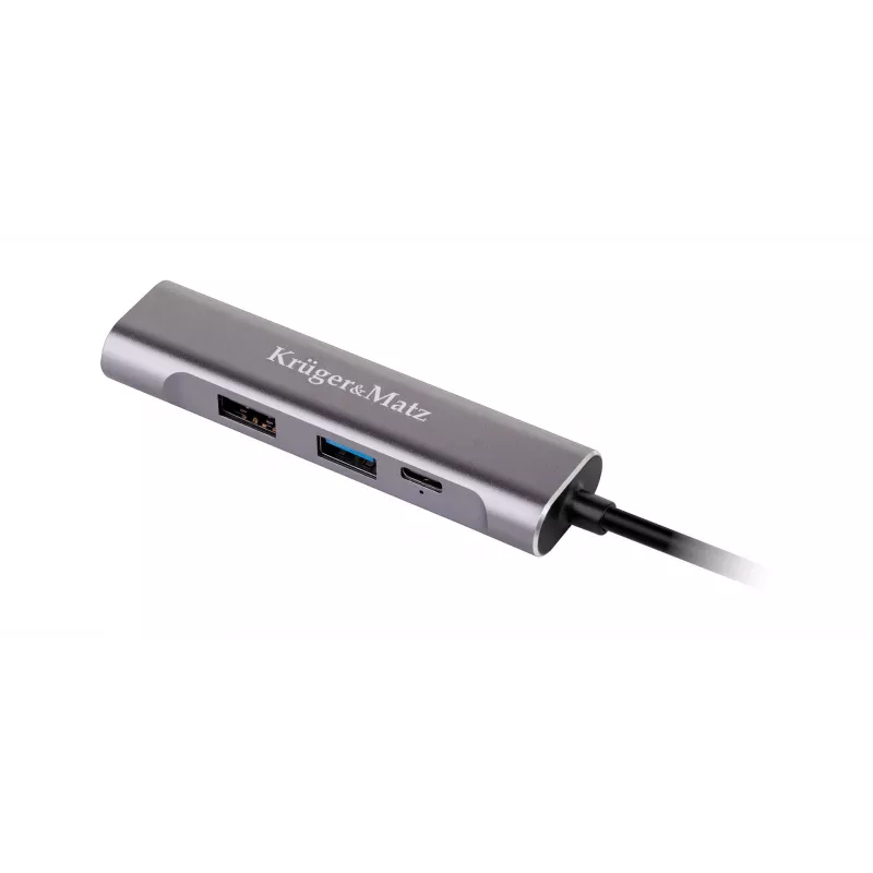 KRUGER & MATZ USB Type-C to HDMI/USB3.0/USB2.0/C pordi adapter (HUB)
