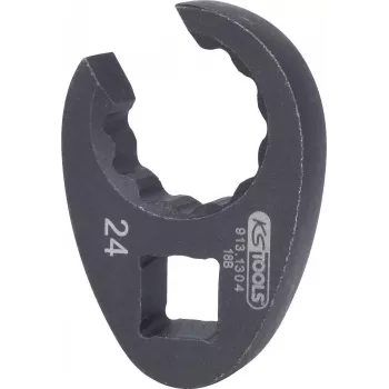 KS TOOLS 1/2 tolli Crowfoot Flare Nut Wrench, 24mm (913.1304)