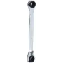 KS TOOLS 503.4541 GEARplus pööratav rulliga silmusvõtme komplekt, 4-in-1, 8x9x10x11 mm, kroomvanaadium