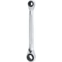 KS TOOLS Kahepoolne rõngasratasvõtme komplekt, 10 x 13 mm ja 17 x 19 mm, 4-in-1 BT013901