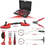 KS TOOLS MASTER esiklaasi paigaldus- ja eemaldustööriistade komplekt, 13-osaline (140.1065)