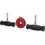 KS Tools tõmbevarda käepidemekomplekt, 3-osaline, painduvad vedru-terasest varred, ergonoomilised 2-komponendilised käepidemed, 160/180/200 mm, BT681150