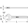 KS TOOLS ühepoolne löökvõti, 40 mm (517.0540)