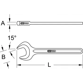 KS TOOLS ühepoolne löökvõti, 40 mm (517.0540)