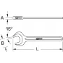 KS TOOLS ühepoolne löökvõti, 40 mm (517.0540)