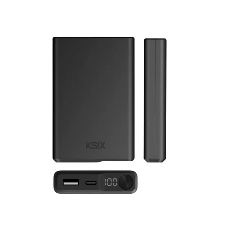 KSIX Magnetic Powerbank 10000 mAh 22.5W, Must