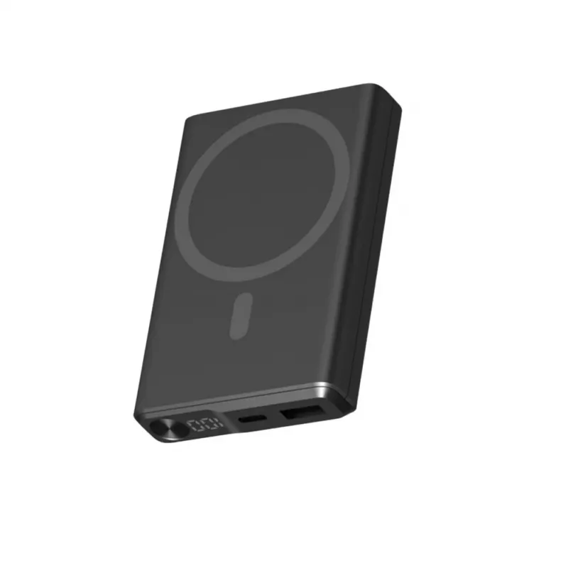 KSIX Magnetic Powerbank 10000 mAh 22.5W, Must