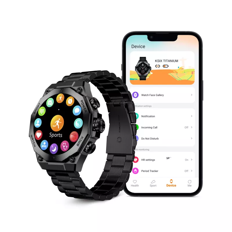 KSIX Smartwatch TITANIUM, Must