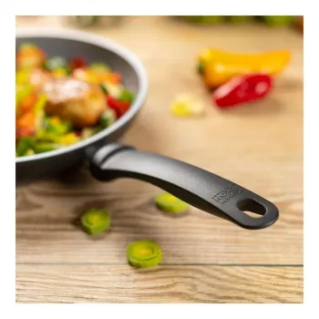 Kuhn Rikon EASY CERAMIC Praepann 24 cm - Keraamiline mittekleepuv, induktsiooniga ühilduv, must