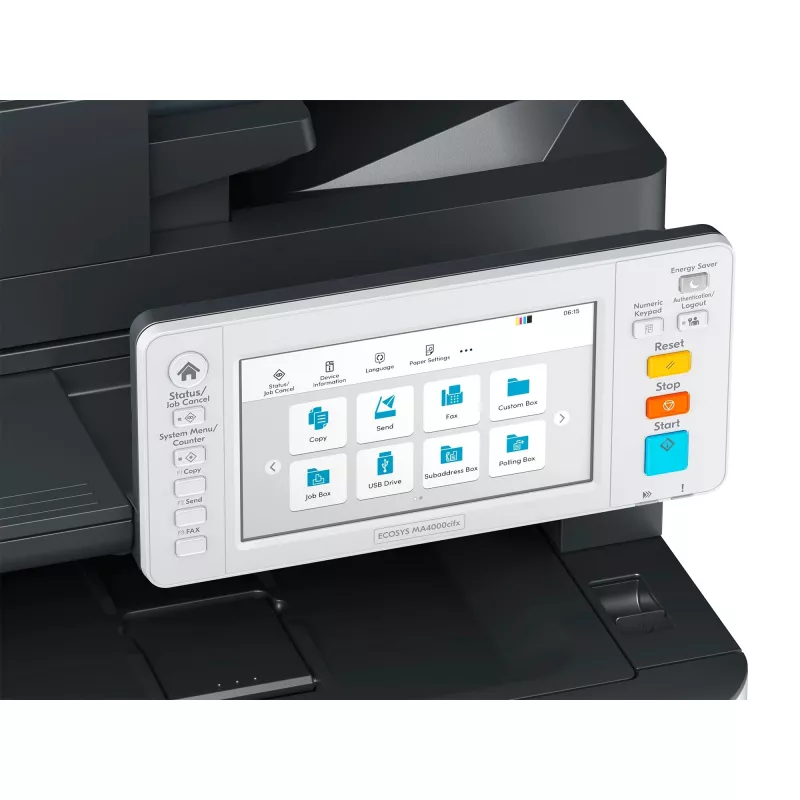Kyocera ECOSYS MA4000CIFX/Plus A4 värviline lasermitmefunktsiooniline printer (printimine, kopeerimine, skaneerimine, faks) koos 3-aastase kohapealse garantiiga