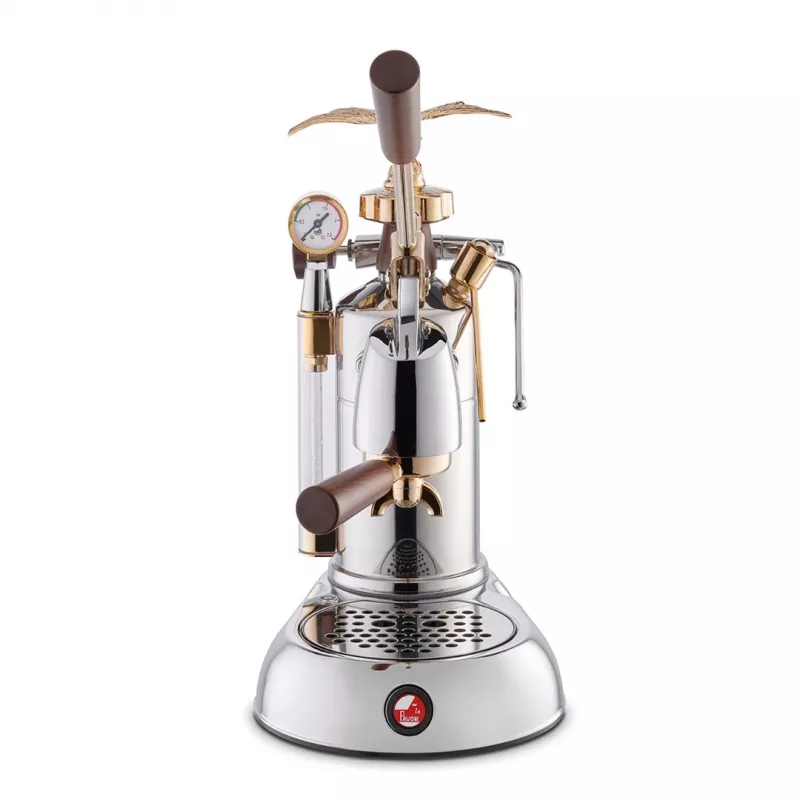 La Pavoni LPLEXP01EU Manuaalne kangiga espressomasin Expo 2015 kuld-kroom, 1,6 L, 950 W