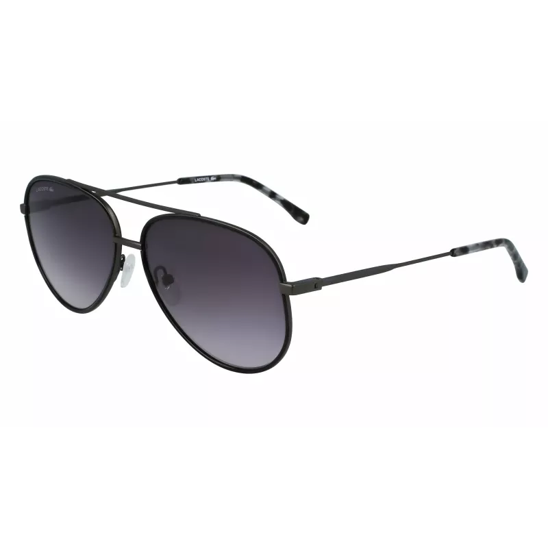 Lacoste L247S021 Meeste Päikeseprillid - Must Raam, Hallid Läätsed 59mm
