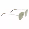 Lacoste L251S-40 Unisex Ristkülikukujulised Päikeseprillid, Tumesinine Raam, Hallid Läätsed, 52 mm