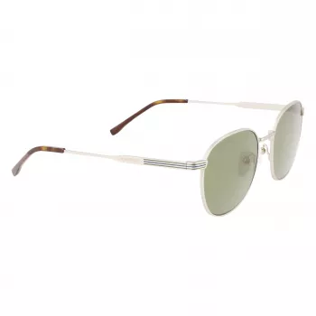 Lacoste L251S-40 Unisex Ristkülikukujulised Päikeseprillid, Tumesinine Raam, Hallid Läätsed, 52 mm