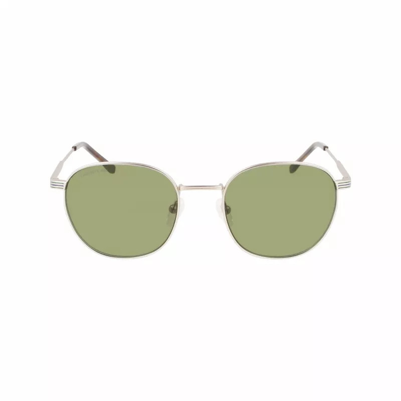 Lacoste L251S-40 Unisex Ristkülikukujulised Päikeseprillid, Tumesinine Raam, Hallid Läätsed, 52 mm