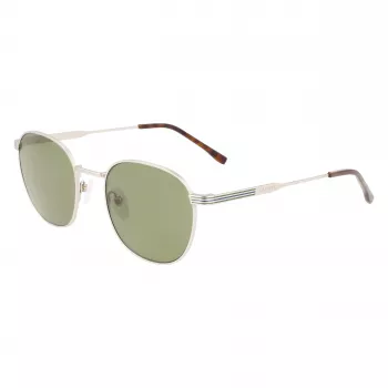 Lacoste L251S-40 Unisex Ristkülikukujulised Päikeseprillid, Tumesinine Raam, Hallid Läätsed, 52 mm