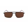 Lacoste L255S-5619201 Meeste ristkülikukujulised päikeseprillid - Havana/Tortoise raam, roheline lääts, 56/19/145 mm