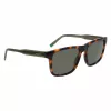 Lacoste L6025S-214 Meeste Ristkülikukujulised Päikeseprillid - Havana/Hall - 56/17/145 mm