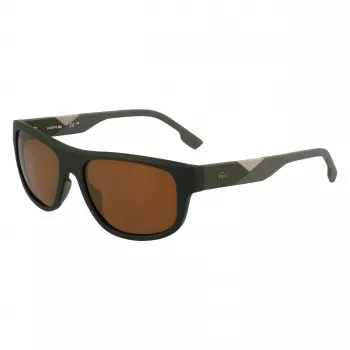 Lacoste L6042S-275 Meeste Ristkülikukujulised Atsetaatpäikeseprillid Havana Pruun 55/17/145 mm