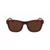 LACOSTE L6043S-601 Meeste ristkülikukujulised päikeseprillid - must raam, hallid läätsed 56/18/145 mm