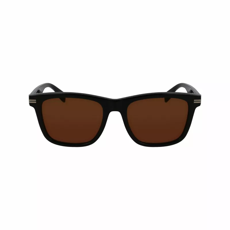 Lacoste L6045S-1 meeste päikeseprillid, must atsetaatraam, hallid polükarbonaat läätsed, 54/19/145 mm