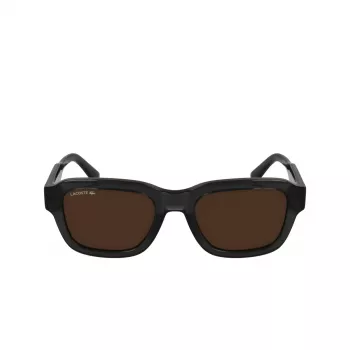 Lacoste L6048S-035 Päikeseprillid Meeste Ristkülikukujuline Atsetaatraam Tumehall Lääts Hall 51mm