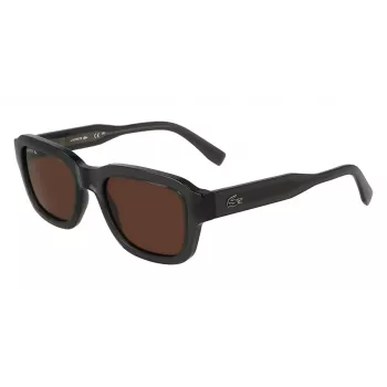 Lacoste L6048S-035 Päikeseprillid Meeste Ristkülikukujuline Atsetaatraam Tumehall Lääts Hall 51mm