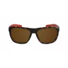 LACOSTE L664S-5517214 Unisex Päikeseprillid - Must raam, Hallid läätsed, 55/17/140 mm
