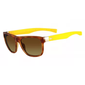 Lacoste L664S Unisex Päikeseprillid - Must raam, hallid läätsed, 55 mm