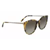 Lacoste L928S-214 Naiste päikeseprillid Havana pruun gradient 56mm
