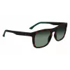 Lacoste L956S-230 Meeste Päikeseprillid Havana Pruun Ristkülikukujuline Atsetaat 55mm