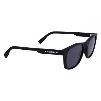 Lacoste meeste L988S-2 ristkülikukujulised päikeseprillid - must raam, hallid läätsed, 54 mm