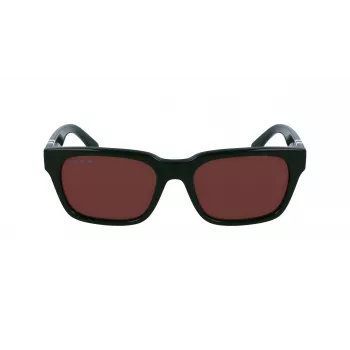 Lacoste meeste ristkülikukujulised atsetaatpäikeseprillid L6007S5418318 54/18/145 mm rohelised