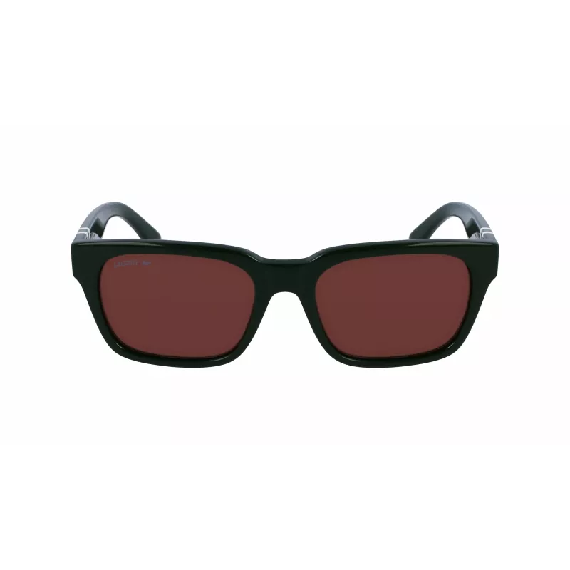 Lacoste meeste ristkülikukujulised atsetaatpäikeseprillid L6007S5418318 54/18/145 mm rohelised
