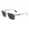 Lacoste Men's Rectangular Sunglasses L6004S-970 Black/Grey 55/19/145 mm