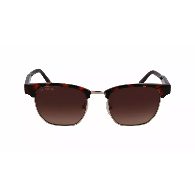 Lacoste Men's Sunglasses L266S-214 Havana Brown Rectangular Acetate UV400
