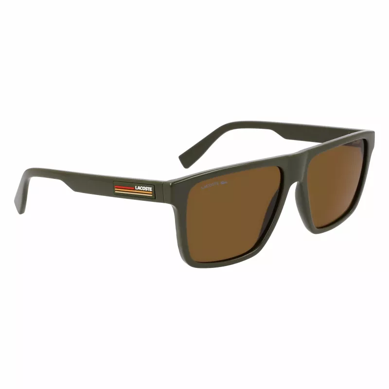 Lacoste meeste päikeseprillid L6027S-275 Havana atsetaat ristkülik 57mm