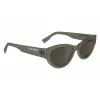 Lacoste naiste päikeseprillid L6013S5418210 Havana atsetaat ruudukujulise raamiga, pruun gradientlääts, 54 mm