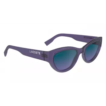 Lacoste naiste päikeseprillid L6013S5418513 - ristkülikukujuline atsetaatraam UV400 kaitsega - 54/18/140 mm