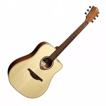 Lag GLA Tramontane 70 DC Dreadnought Cutaway Akustilis-elektriline kitarr - Natural