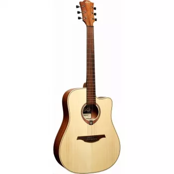 Lag GLA Tramontane 70 DC Dreadnought Cutaway Akustilis-elektriline kitarr - Natural