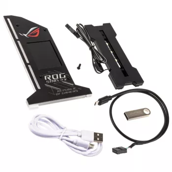 Lamptron Vertical GPU Holder with Display - Must