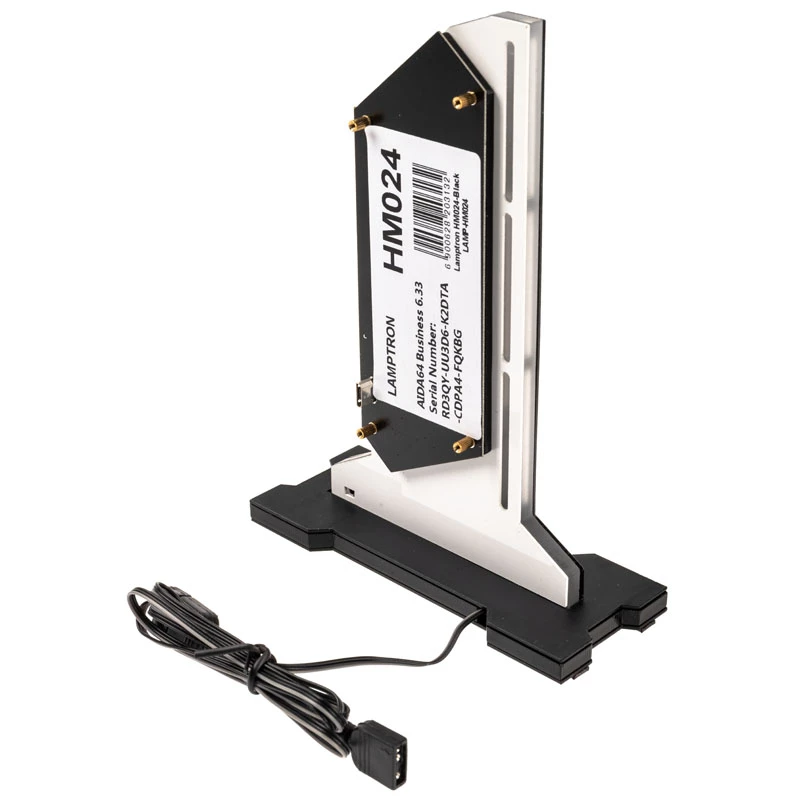 Lamptron Vertical GPU Holder with Display - Must