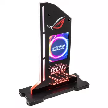 Lamptron Vertical GPU Holder with Display - Must