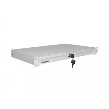 LANBERG 1U 19 tolli Lükandsahtel 270 mm Sügavus Hall (30 kg Kandevõime)