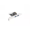 Lanberg PCE-US3-002 Sisemine USB 3.2 Gen 1 PCI Express kaart 2 välise ja 1 sisemise pesaga