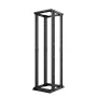 LANVIEW 19 42U Open Rack Double - Avatud raamiga serverikapp, 42U, 19 tolli, must