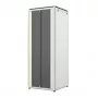 LANVIEW 19-tolline 42U serverikapp 800x800mm, hall (RAL 7035), klaasuksega