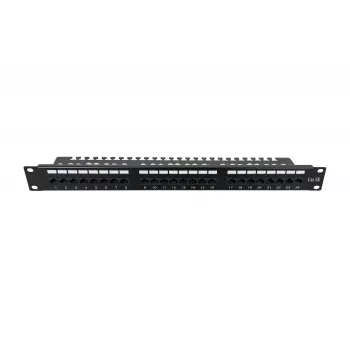 LANVIEW Cat5e 1U 24-pordiline UTP patch-paneel - LVR-CAT5E-UTP-LSA